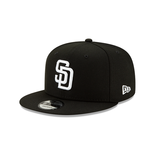 MLB Hat 950 Basic Snapback Black and White Padres