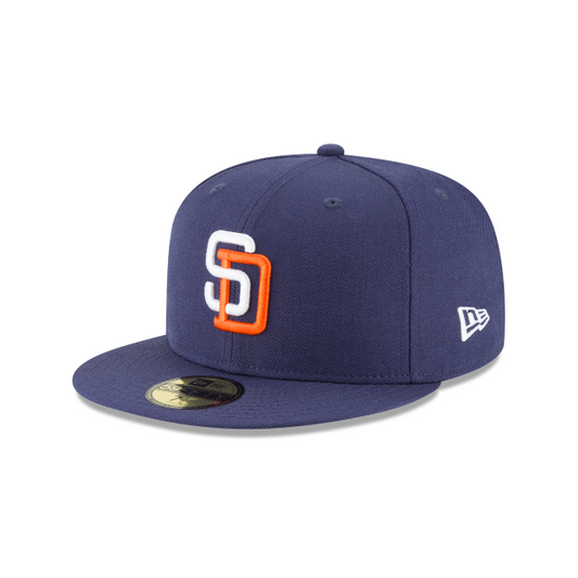 MLB Hat 5950 1991 Cooperstown Wool Padres (Navy Blue)
