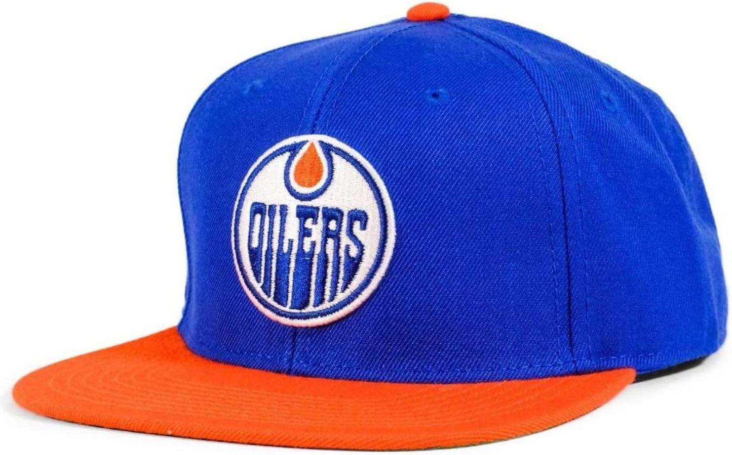 NHL Hat Snapback Wool Replica Two Tone 400S Oilers