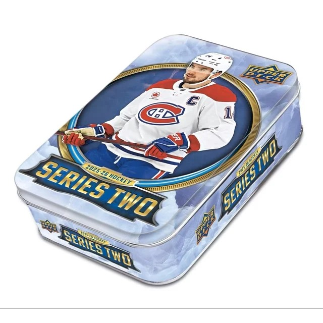 NHL Hockey Cards Series Two Upper Deck 2025-26 Tin