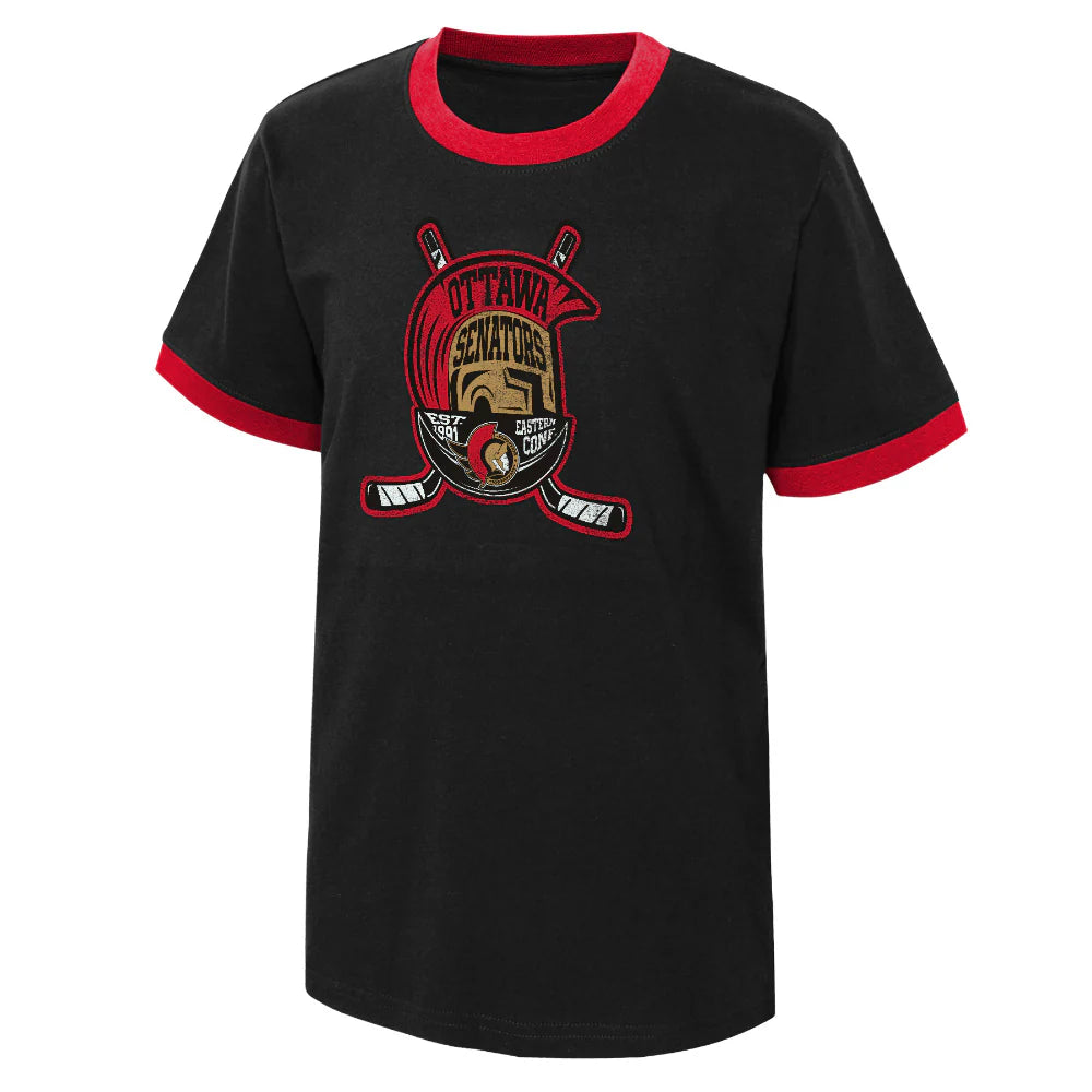 NHL Youth T-Shirt Crew Neck Ice City Senators