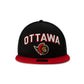 NHL Hat Snapback Faceoff Two Tone Senators