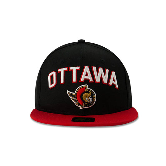 NHL Hat Snapback Faceoff Two Tone Senators