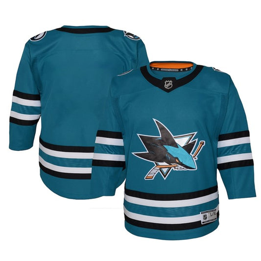 NHL Youth Blank Premier Jersey Home Sharks