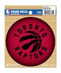 NBA Decal Round Raptors