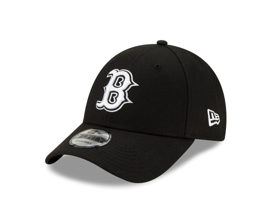 MLB Hat 940 The League Black and White Red Sox