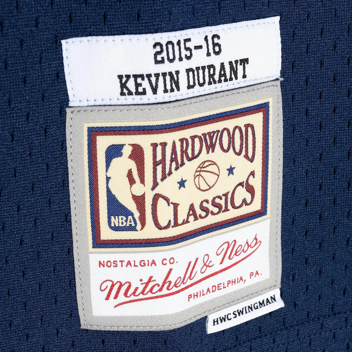 NBA Hardwood Classics Player 2015-16 Swingman Jersey Kevin Durant Thunder (Navy)