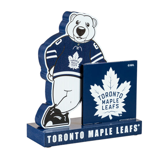 NHL Mascot Statue with Logo Maple Leafs