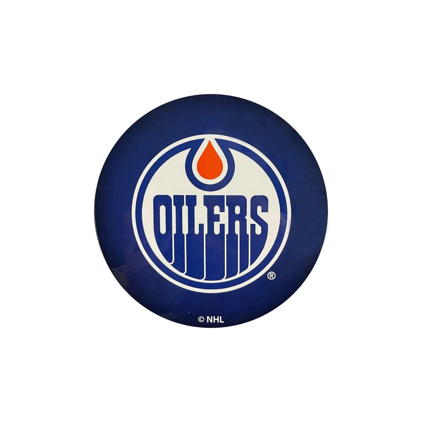 NHL Round Decal Oilers
