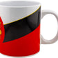 EPL Coffee Mug Stripes Manchester United FC