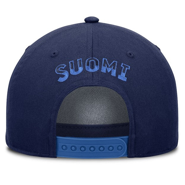 NHL Hat Authentic Pro Pinch Panel A-Frame 4-Nations Face-Off Team Finland