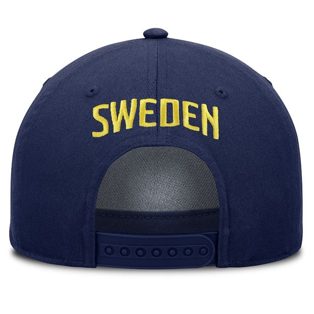 NHL Hat Authentic Pro Pinch Panel A-Frame 4-Nations Face-Off Team Sweden