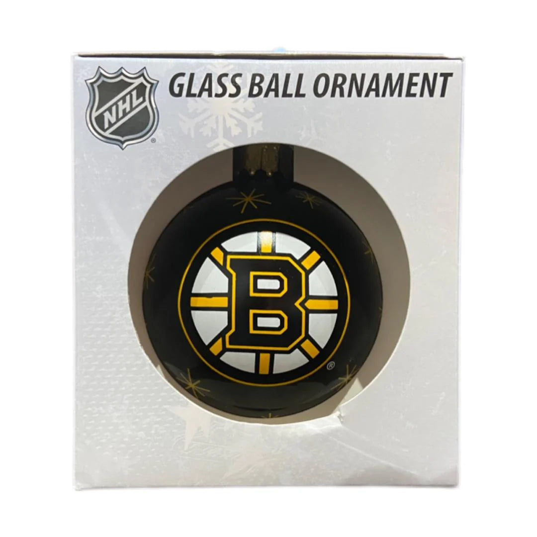 NHL Ornament Glass Ball Bruins