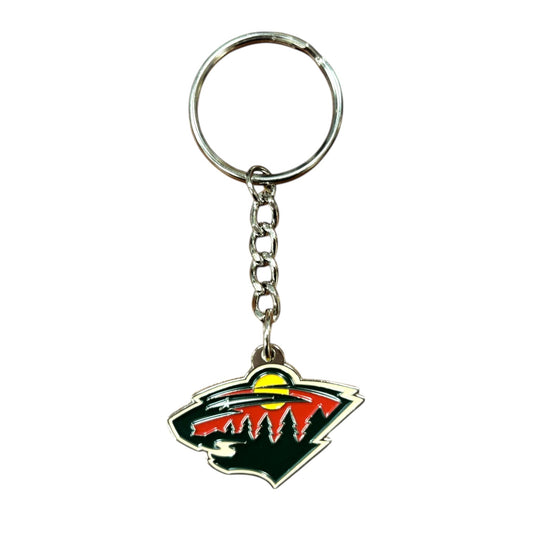 NHL Keychain Logo Wild