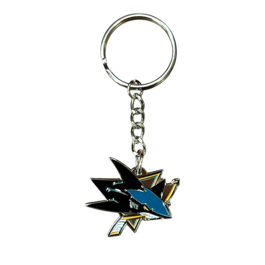 NHL Keychain Logo Sharks