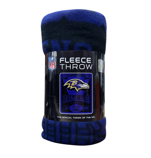 NFL Fleece Throw Marquee Ravens