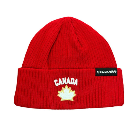 Hockey Canada Knit Hat Cuffed Ribbed Beanie Team Canada