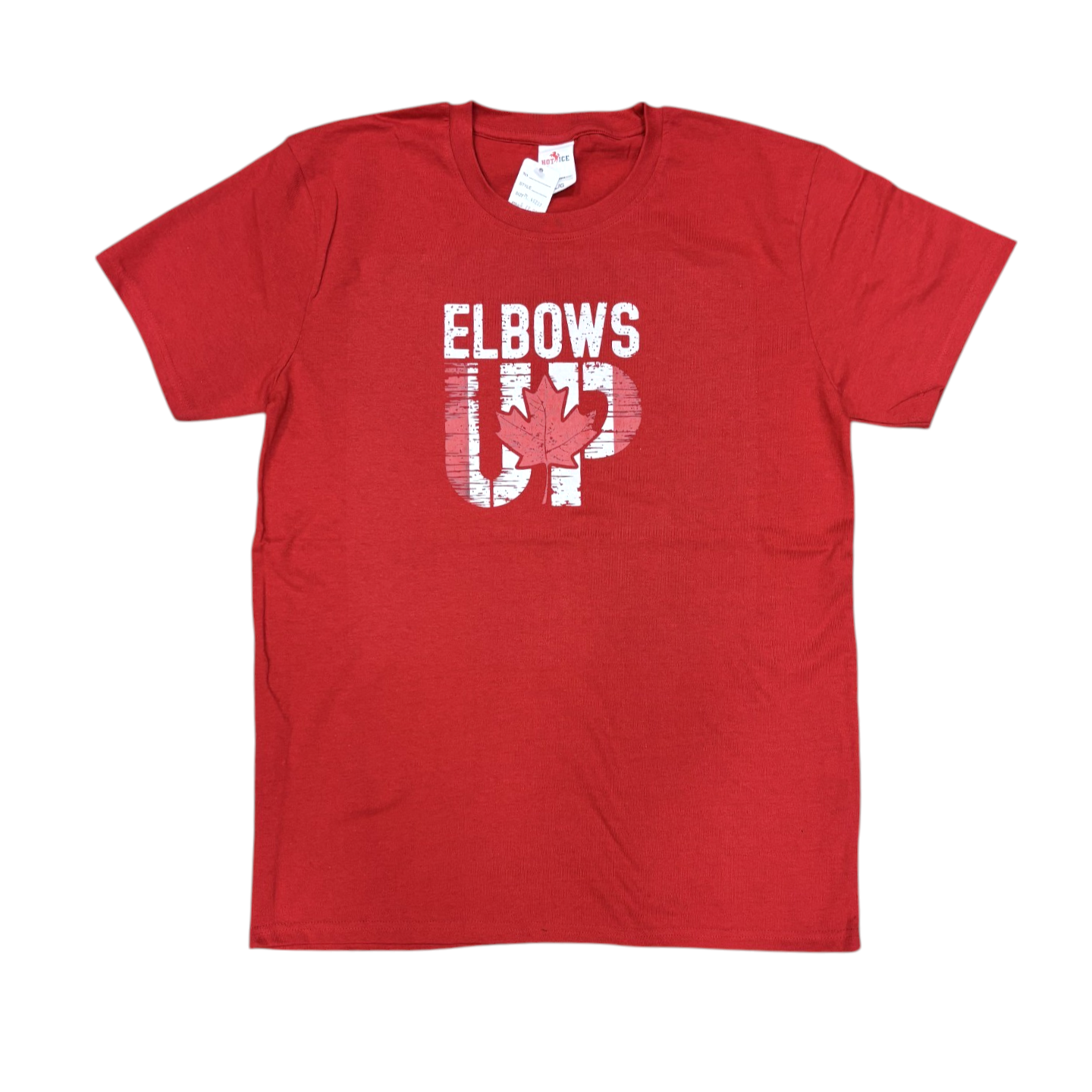 Country T-Shirt Elbows Up Canada Red