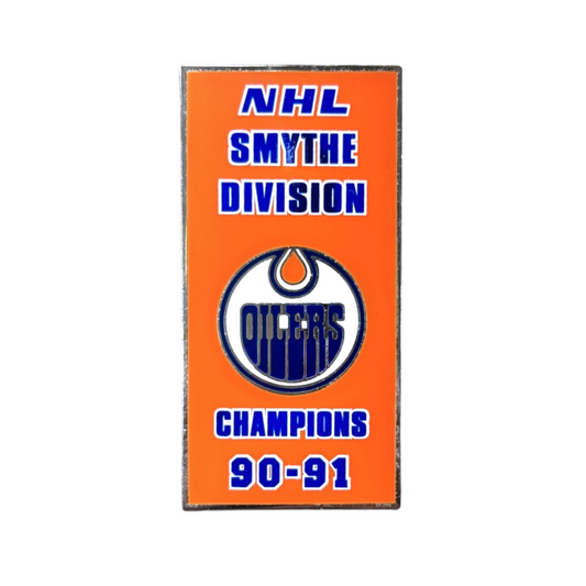 NHL Lapel Pin Smythe Division Champs 90-91 Oilers
