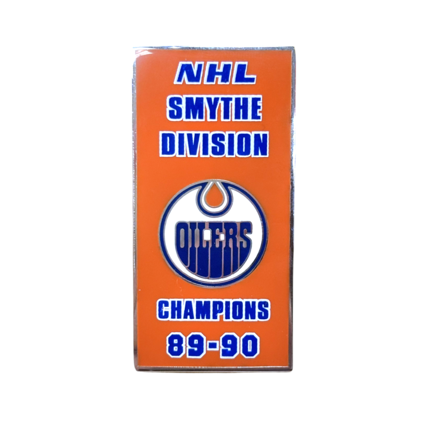 NHL Lapel Pin Smythe Division Champs 89-90 Oilers