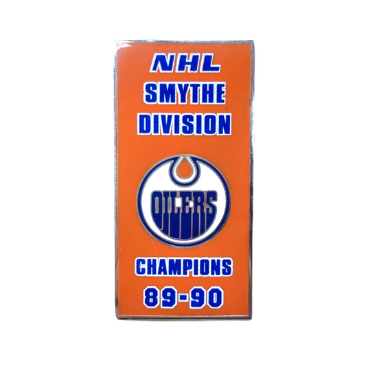 NHL Lapel Pin Smythe Division Champs 89-90 Oilers