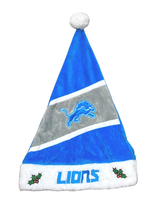 NFL Santa Hat Color Block Lions