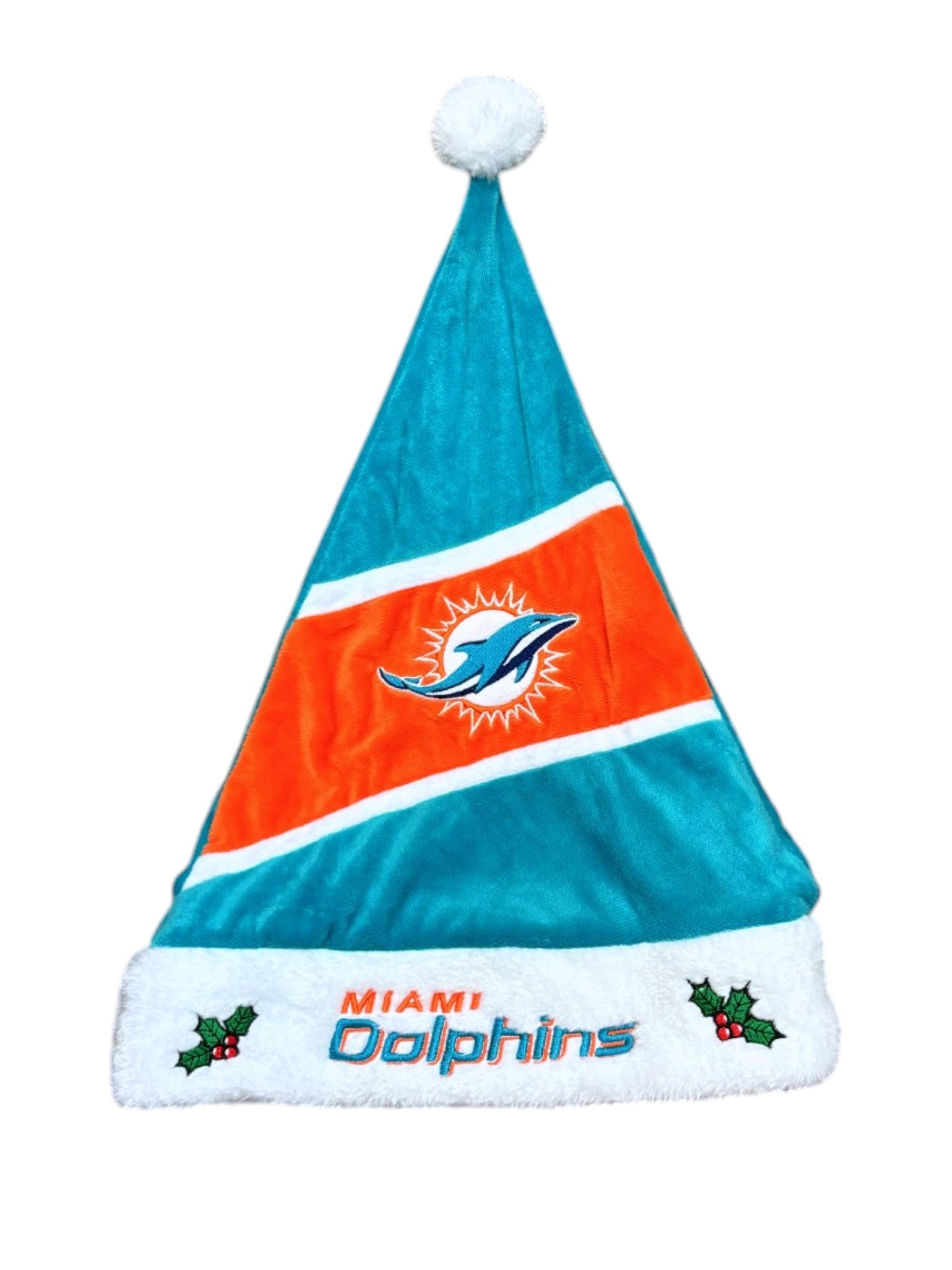 NFL Santa Hat Color Block Dolphins