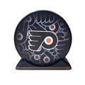 Puck Display Stand Orange and Black