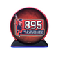 Puck Display Stand Red & Blue