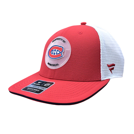 NHL Hat Structured Adjustable Trucker Authentic Pro Rink Side 6 2025 Canadiens