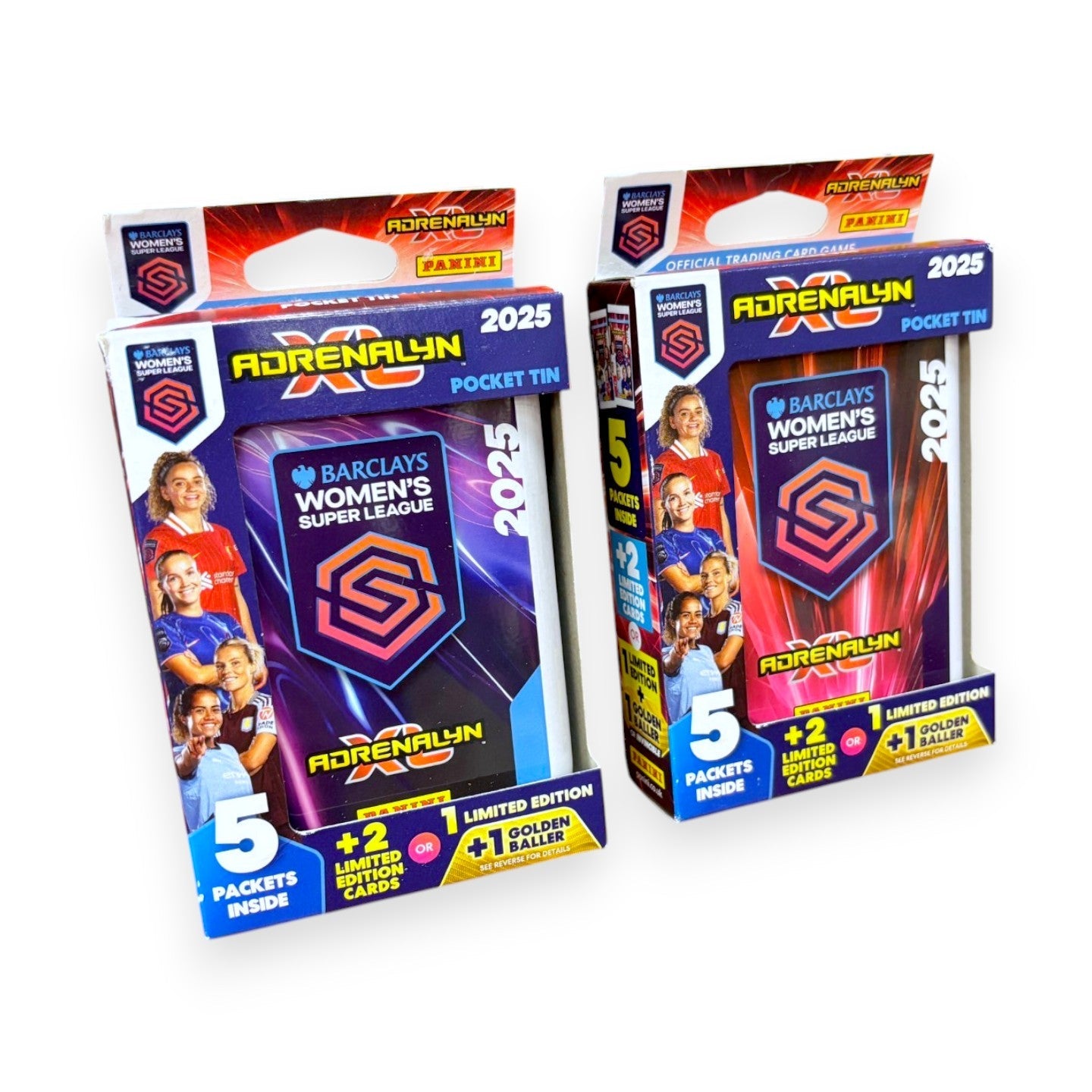 Panini Barclays Women's Super League Adrenalyn XL 2025 Trading Cards Pocket Tin
