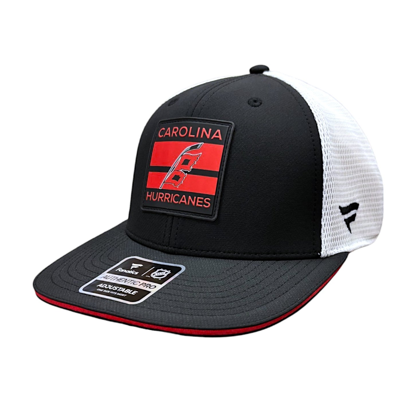 NHL Hat Structured Adjustable Trucker Authentic Pro Rinkside6 2025 Hurricanes