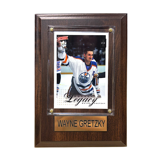 NHL Collectible Plaque with Card 4x6 #412 Legacy Wave Wayne Gretzky Oilers
