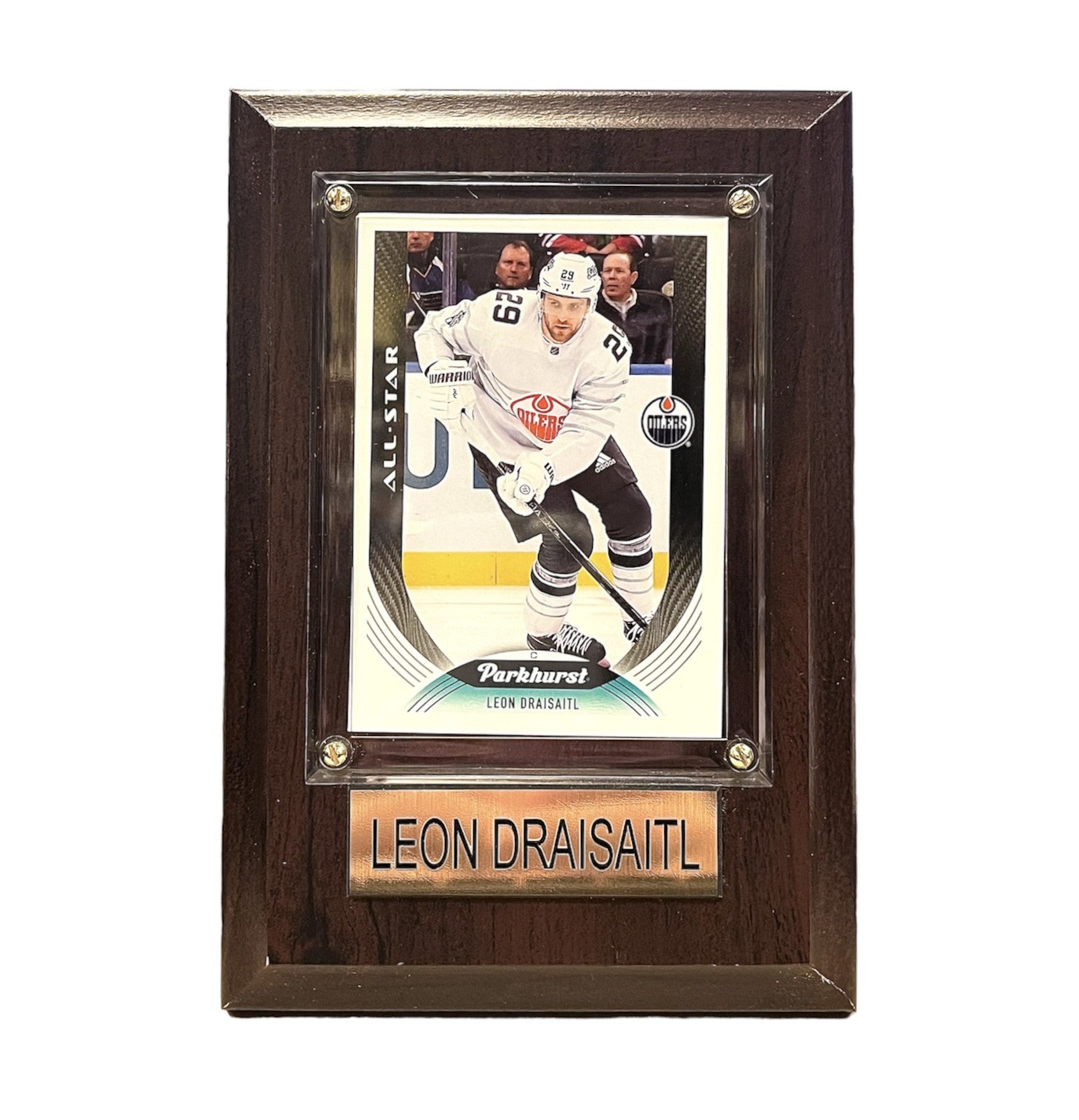 NHL Collectible Plaque with Card 4x6 Parkhurst Away Leon Draisaitl Oilers