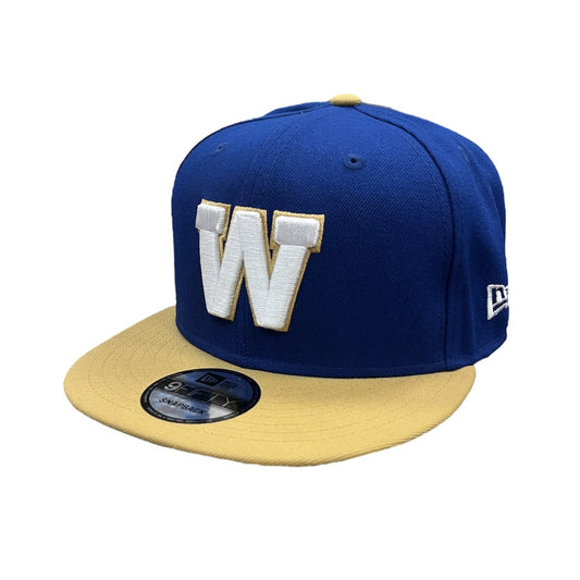 CFL Hat 950 Basic Snapback Two Tone Blue Bombers