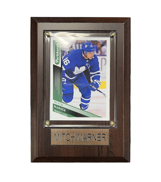 NHL Collectible Plaque with Card 4x6 Parkhurst Mitch Marner Maple Leafs
