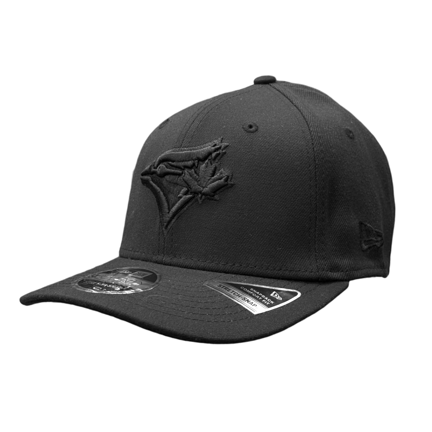 MLB Hat 970 Stretch Snap Tonal Black Blue Jays