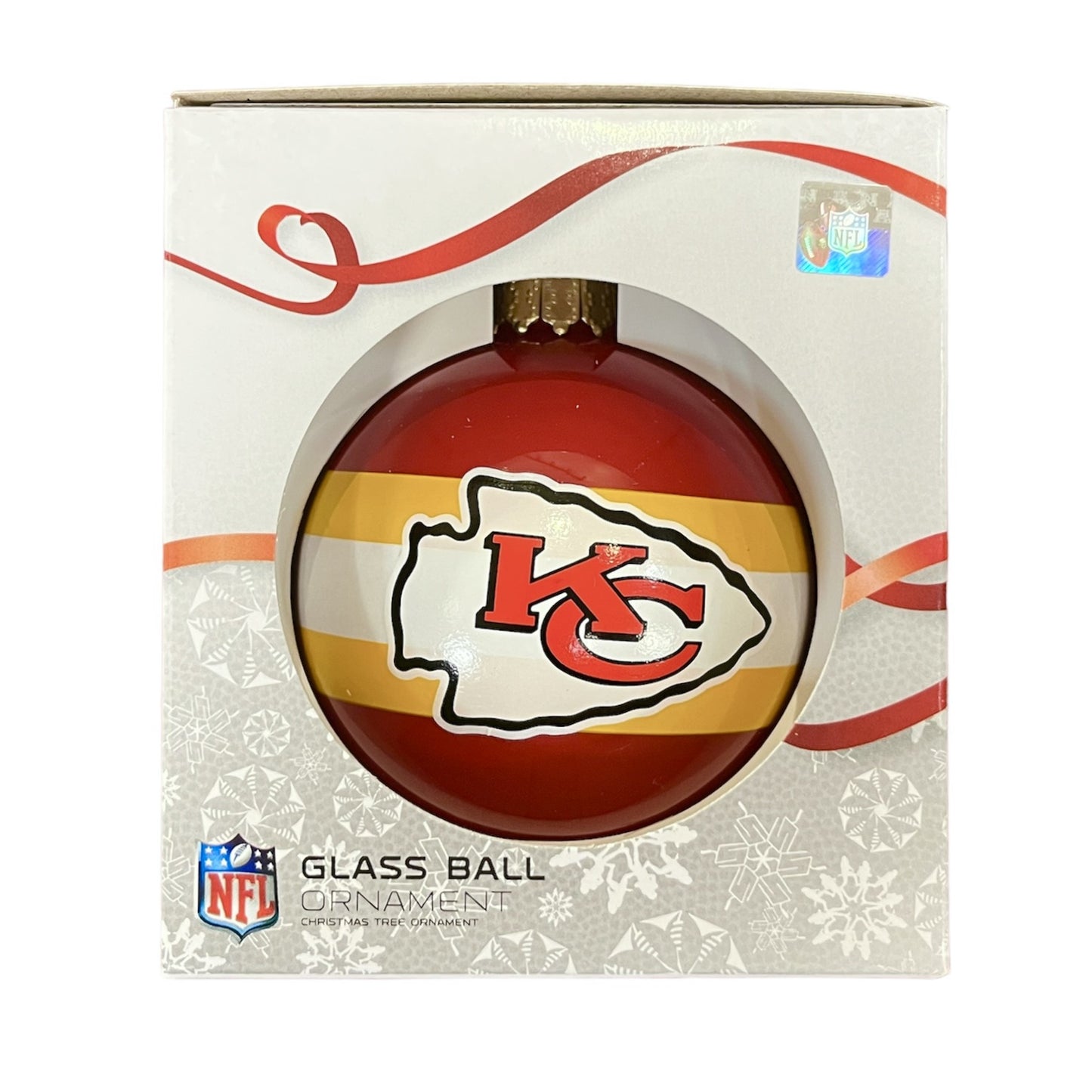 NFL Ornament Glass Ball Chiefs