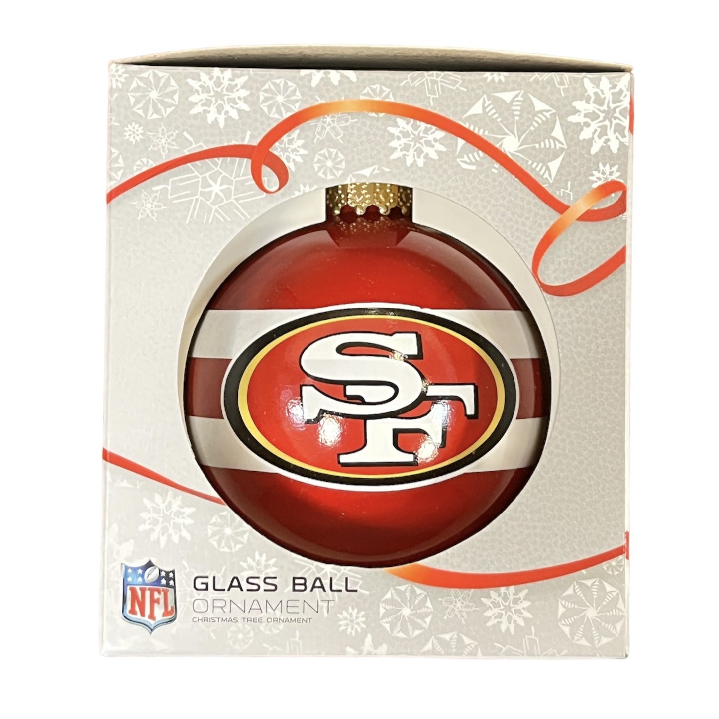 NFL Ornament Glass Ball 49ers