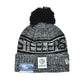 NFL Knit Hat Sideline 2025 Gray Color Wave Steelers