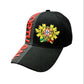 Country Hat 3D Portugal (Black and Red)