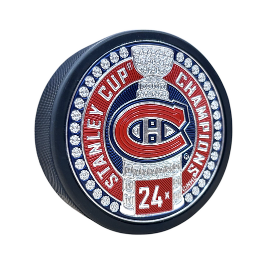 NHL Puck Stanley Cup Dynasty Trimflexx Design Canadiens