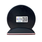 Puck Display Stand White & Red