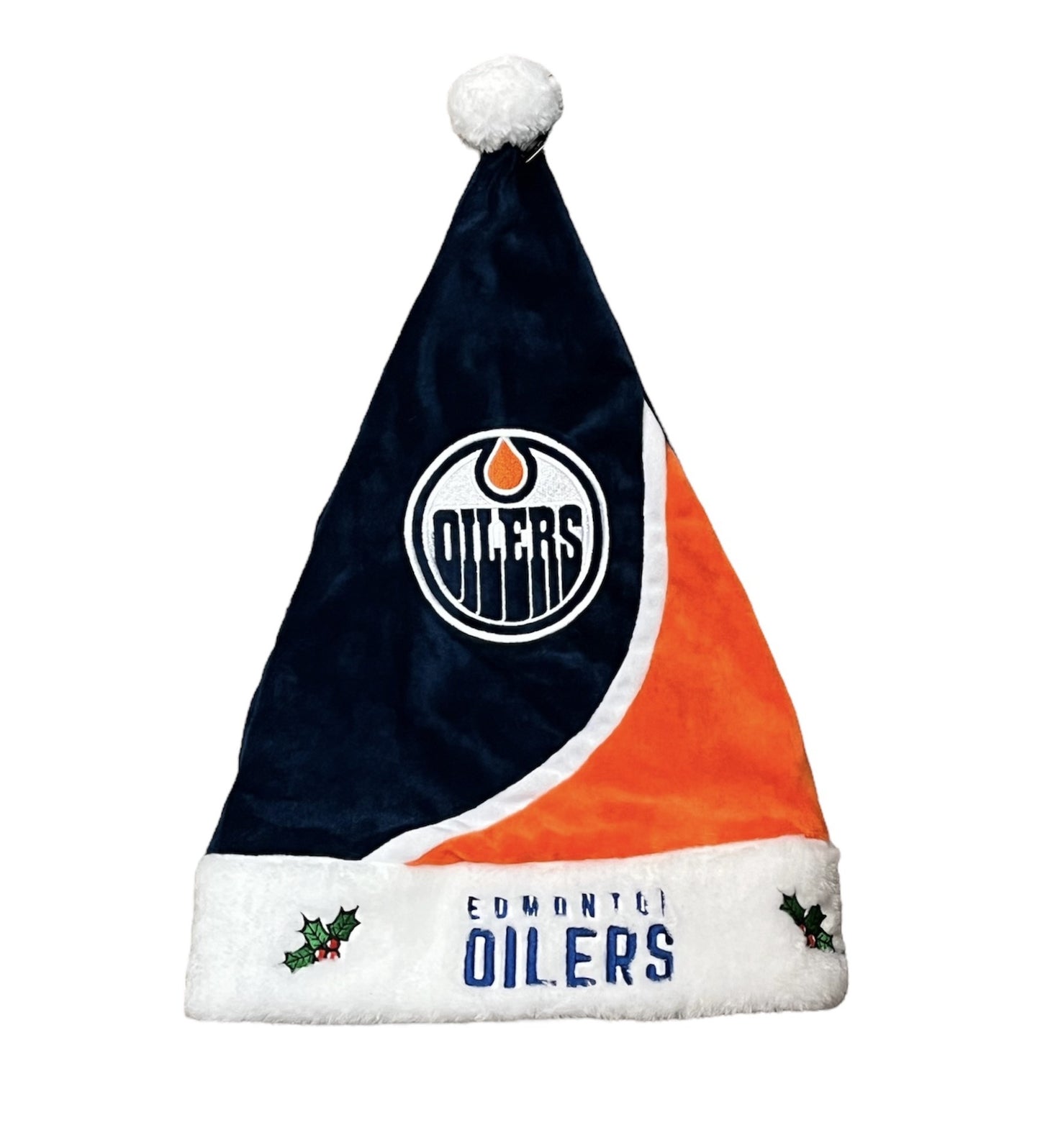 NHL Santa Hat Color Block Oilers