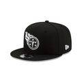 NFL Hat 950 Basic Snapback Black and White Titans