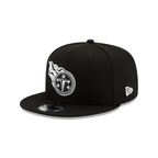 NFL Hat 950 Basic Snapback Black and White Titans