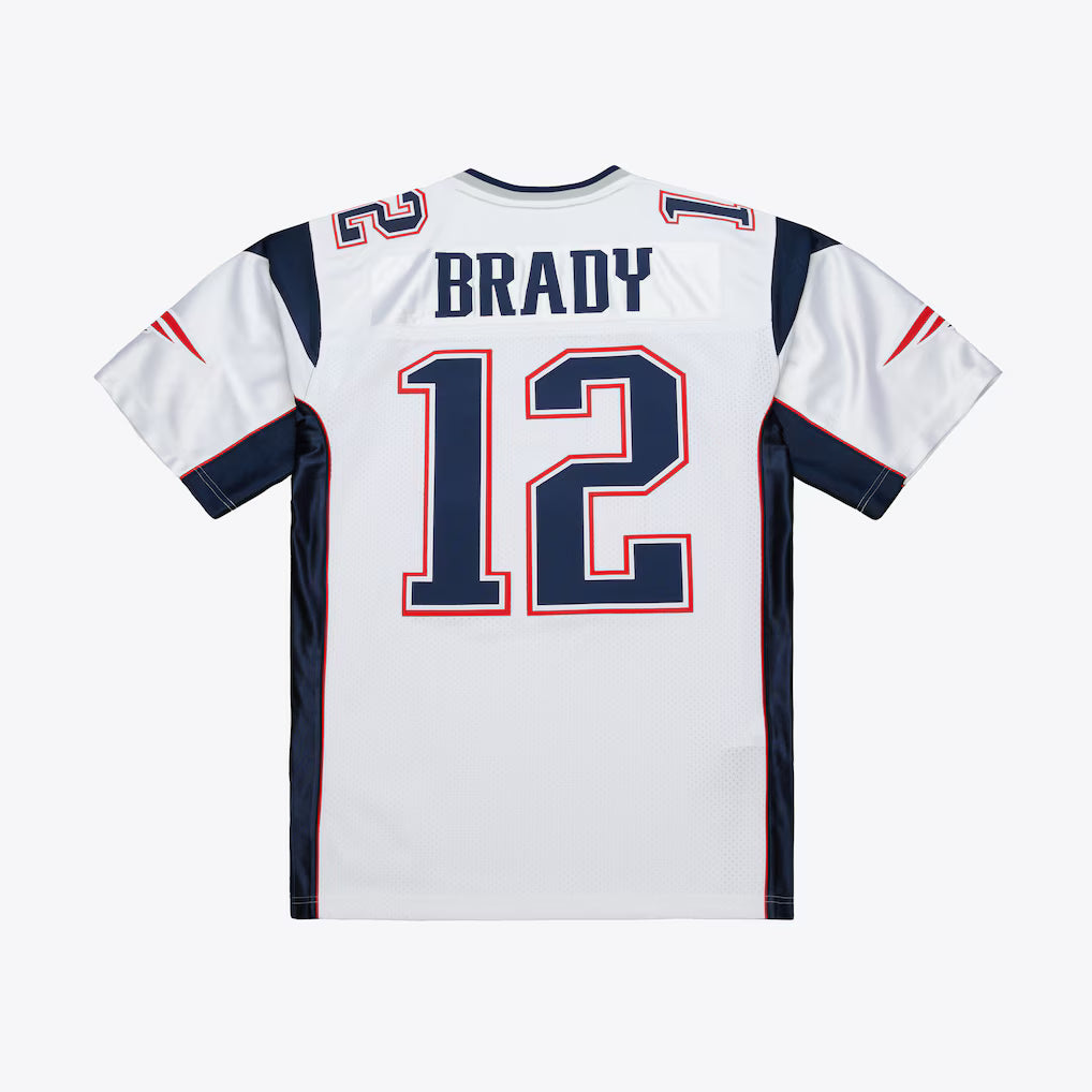 NFL Legacy Player Jersey Away 2000 Tom Brady Patriots (White)