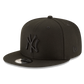 MLB Hat 950 Basic Snapback Tonal Black Yankees