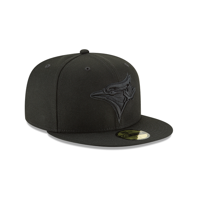 MLB Hat 5950 Tonal Black Blue Jays