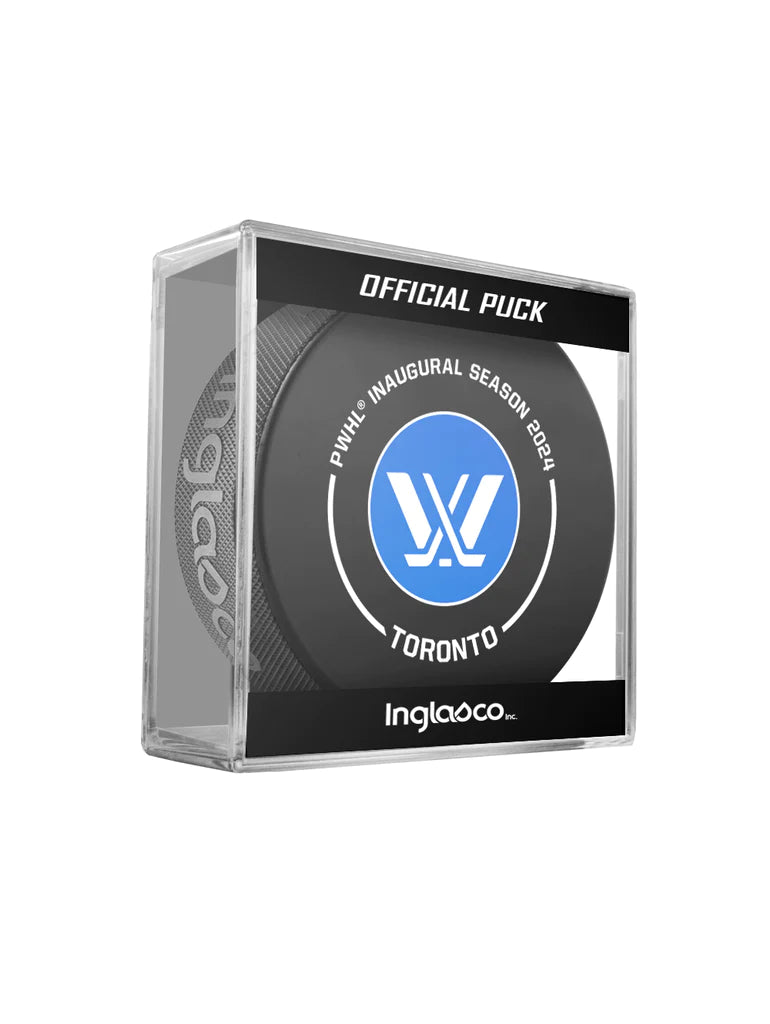 PWHL Game Puck Inaugural Season 2024 Toronto